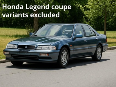 Honda Legend coupe variants excluded