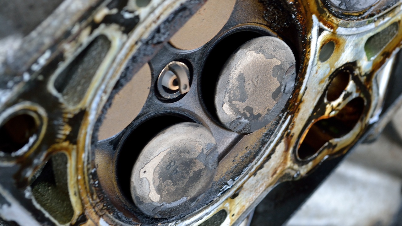 Hyundai engine with smoke coming from hood