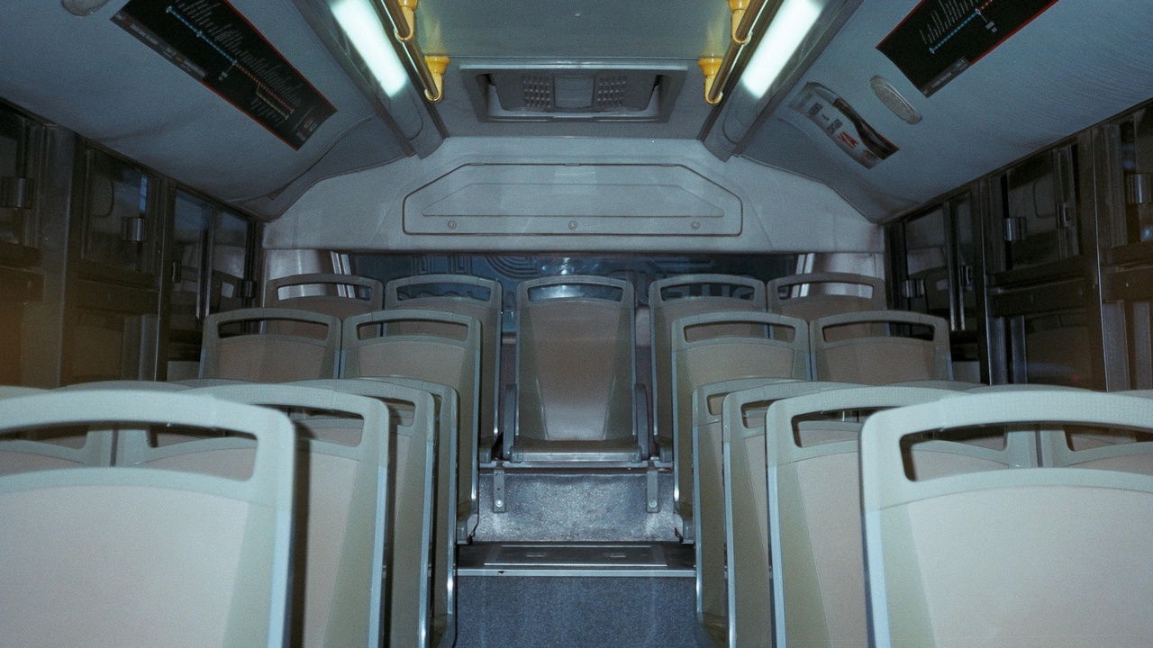 Van interior showing large cargo and passenger space