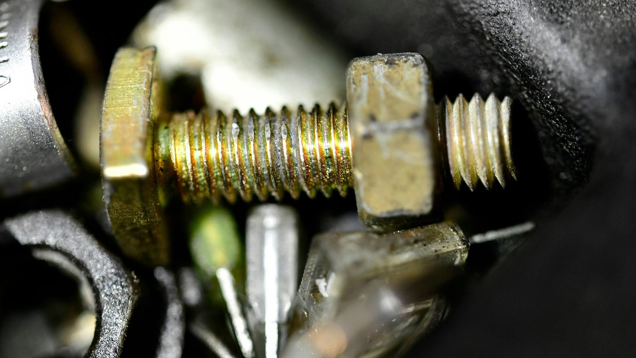 infotainment system in a compact car and airbag warning light