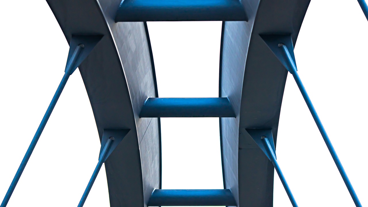 Mechanic inspecting strut towers with a strut brace installed, illustrating how a brace can affect suspension wear and tire contact