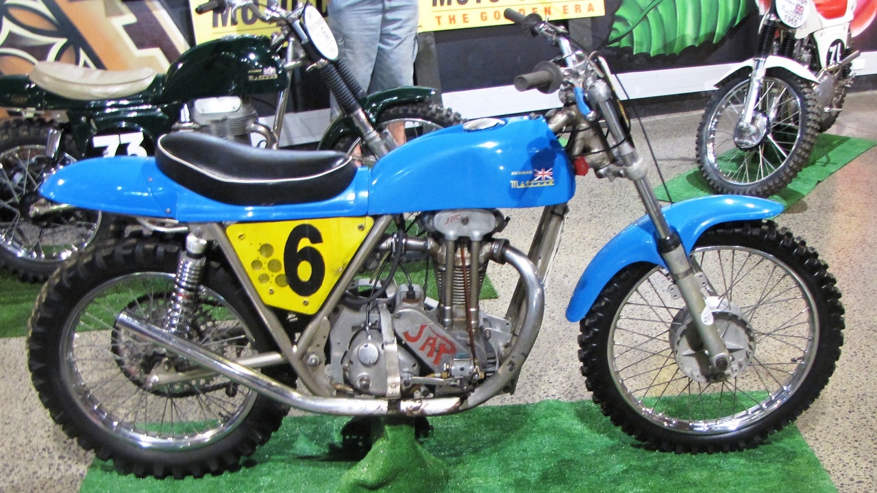 1960s grand prix racing bike and American Harley-Davidson Sportster