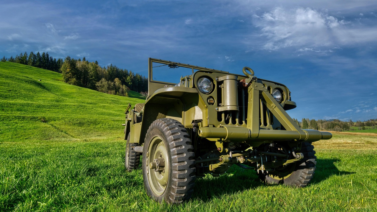 Willys MB Jeep used in Allied operations, 1945