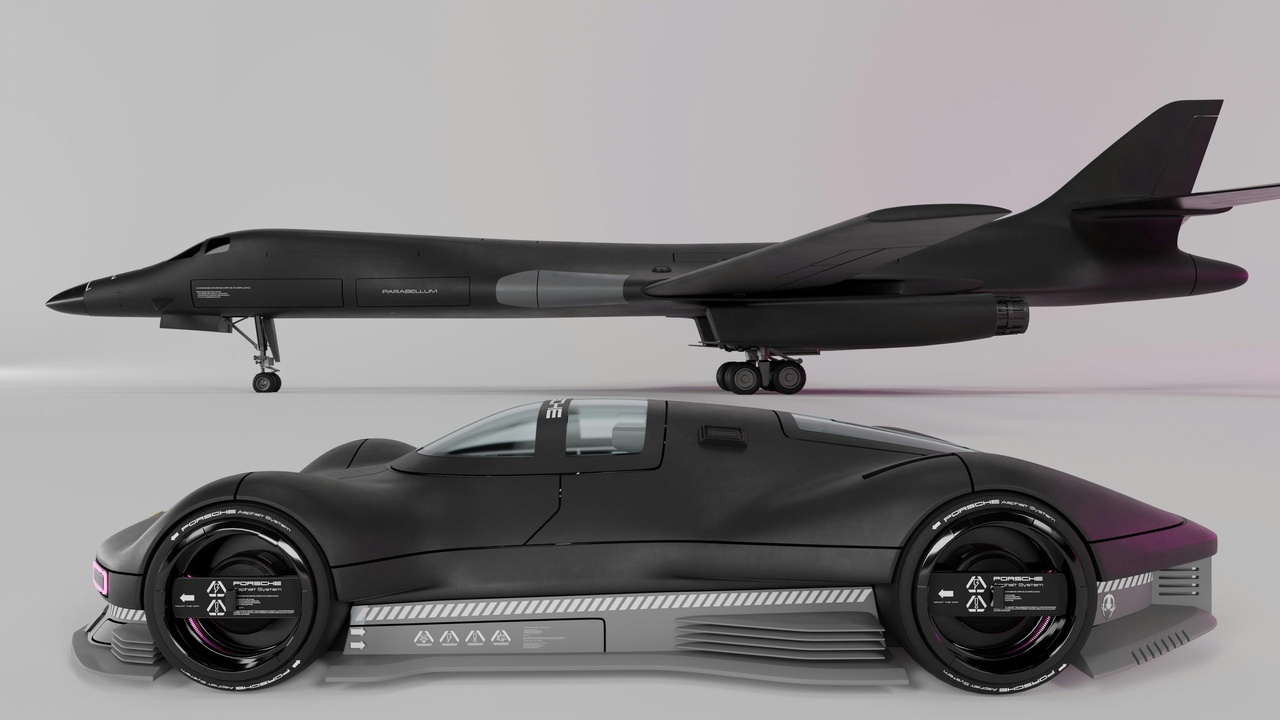 Carbon-fiber monocoque chassis and hybrid drivetrain components in a supercar