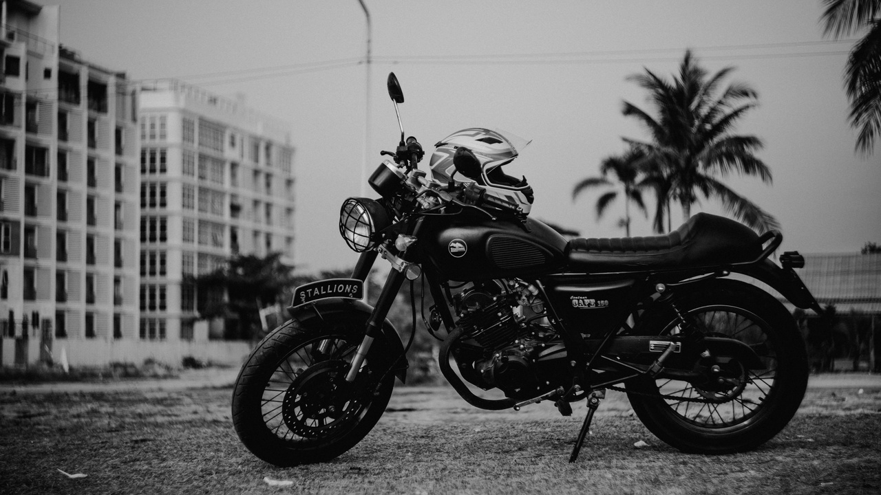 Side-by-side profile of a minimalist bobber and a classic cruiser showing stripped fenders and long wheelbase