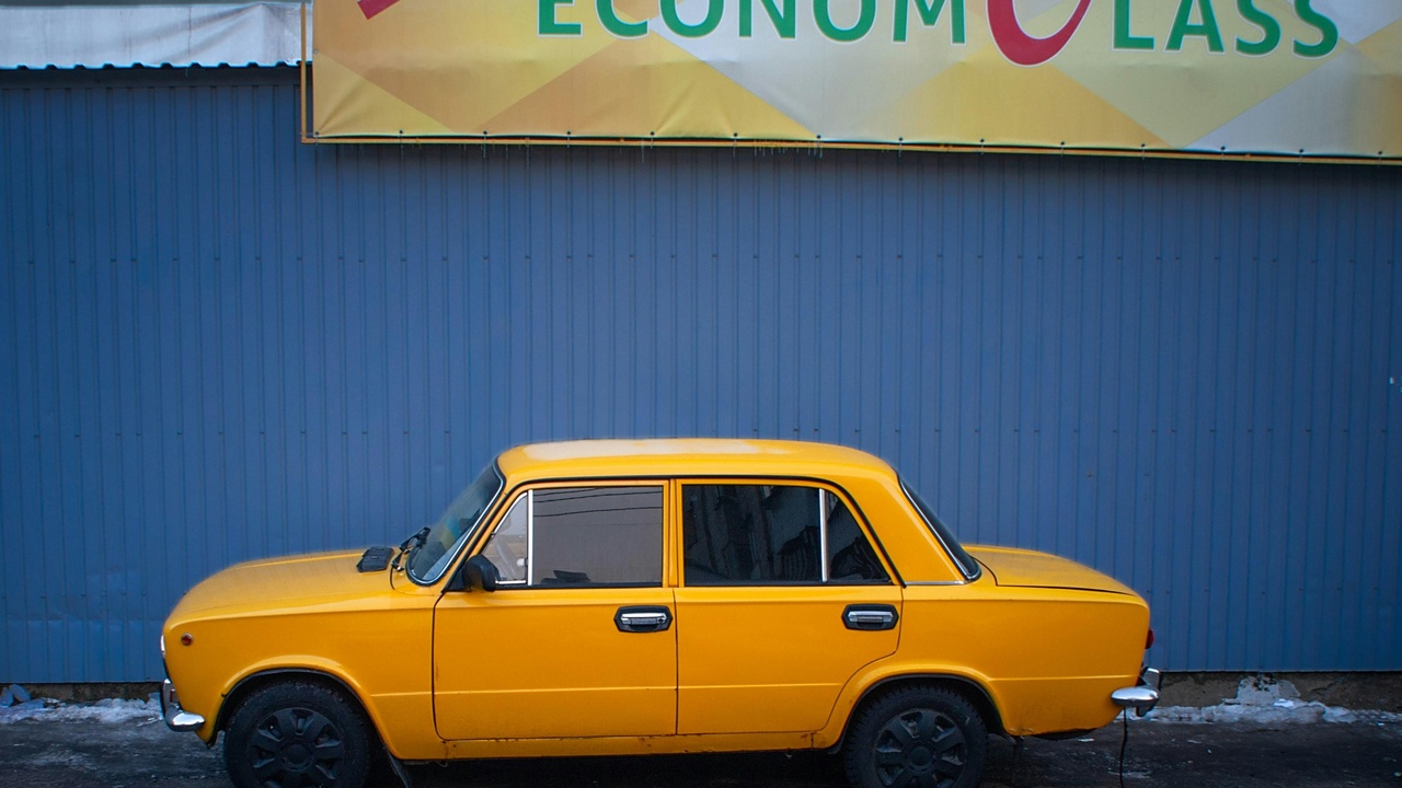 Affordable car parked on street