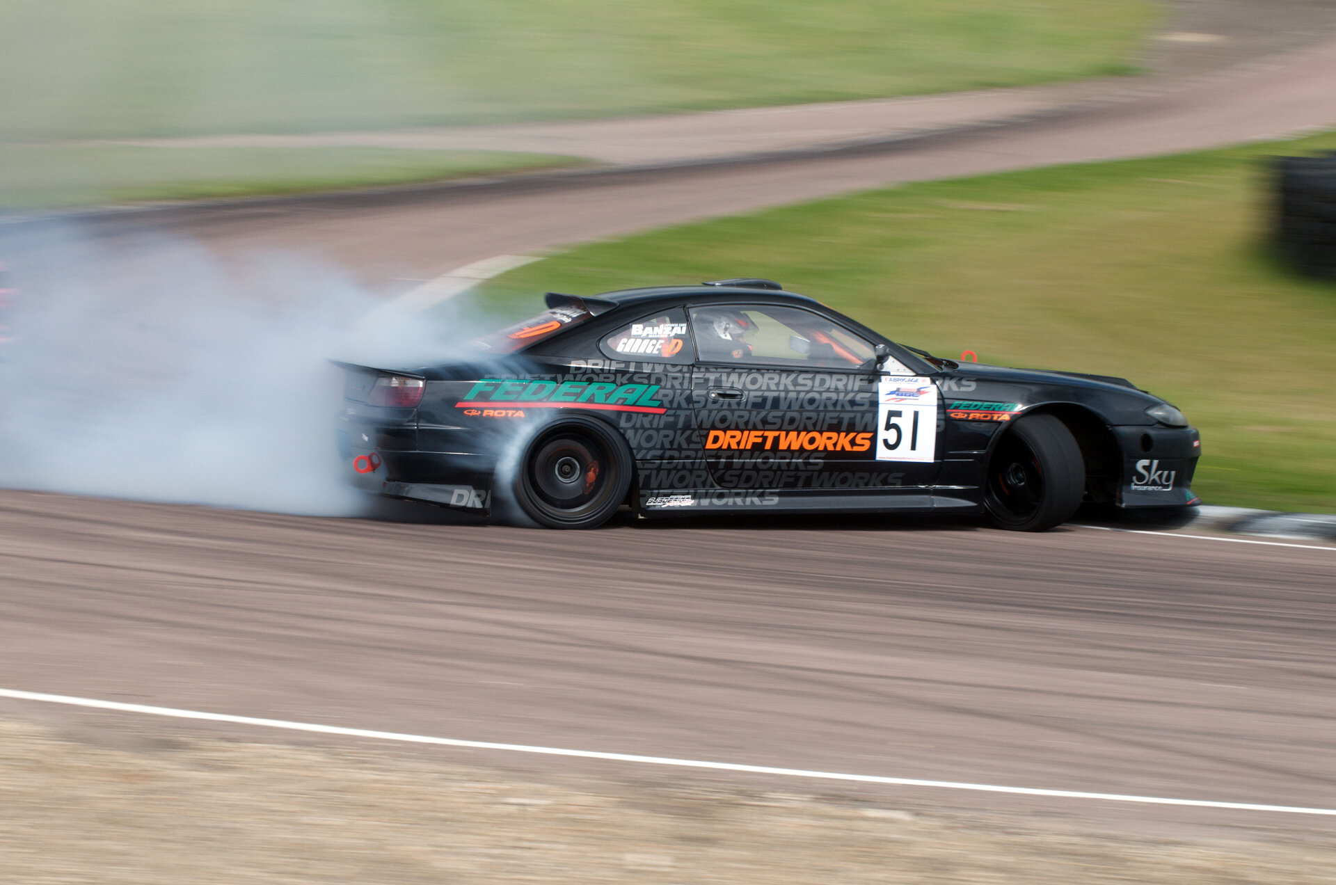 White Nissan Silvia S15 at a car show
