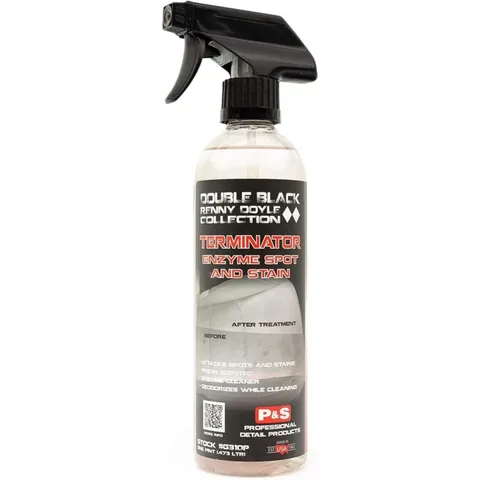 P&S Terminator enzyme spot and stain remover bottle