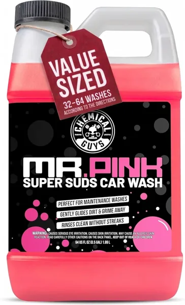 Bottle of Chemical Guys Mr. Pink car wash soap