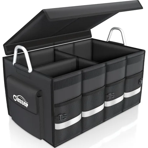 Oasser Trunk Organizer with Hard Lid (65 L)